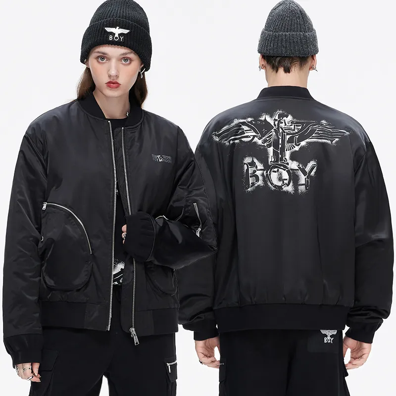 Boy London Puffer Jacket Winter Unisex Black-6