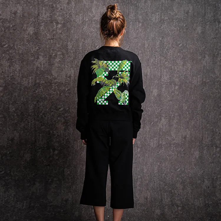 OFF WHITE FW19 Sweatshirts Women's Black-3