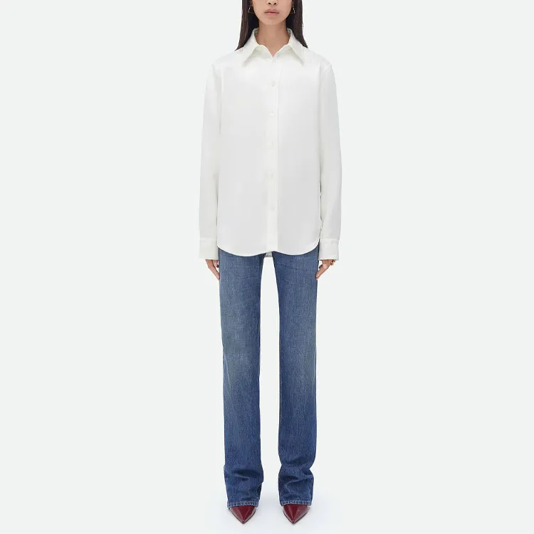 Bottega Veneta Long Sleeved Buttoned Shirt-1