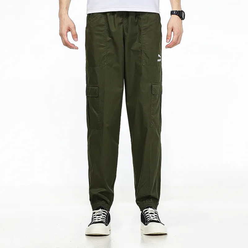 PUMA Cargo Pants Men Army Green-2