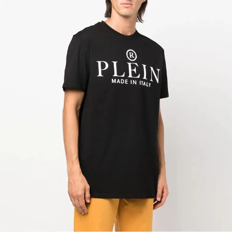 PHILIPP PLEIN Ss Logos Round neck T shirt-3