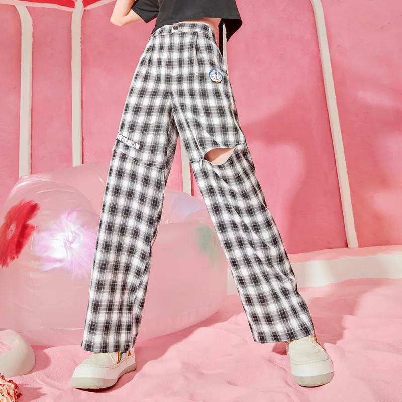 Doraemon X SEENFAAN Casual Pants Women's-2