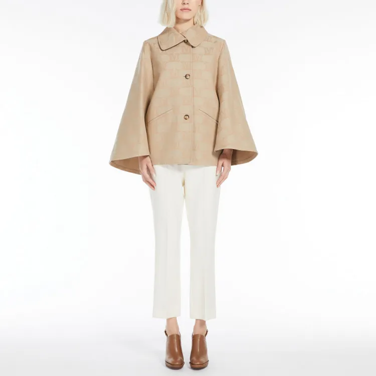 MaxMara SS23 Cloak Women's Beige Yellow-1