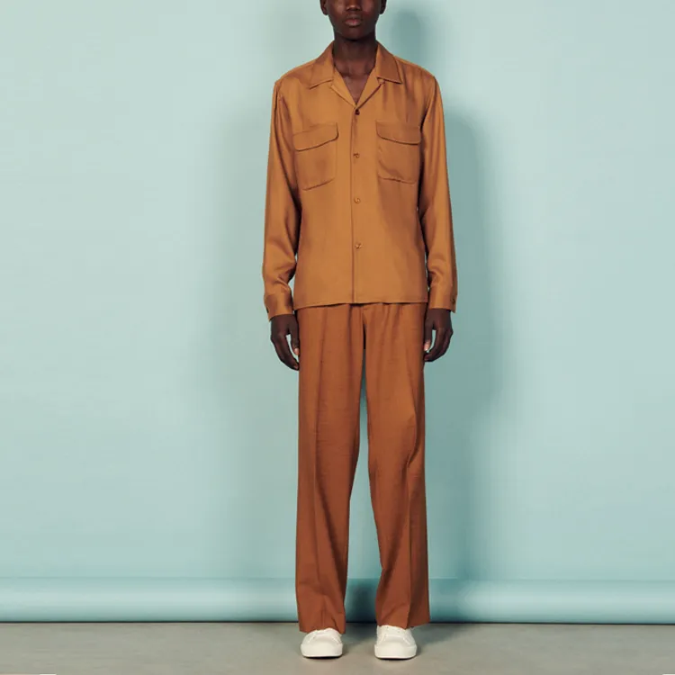 Sandro Shirts Men Camel-1
