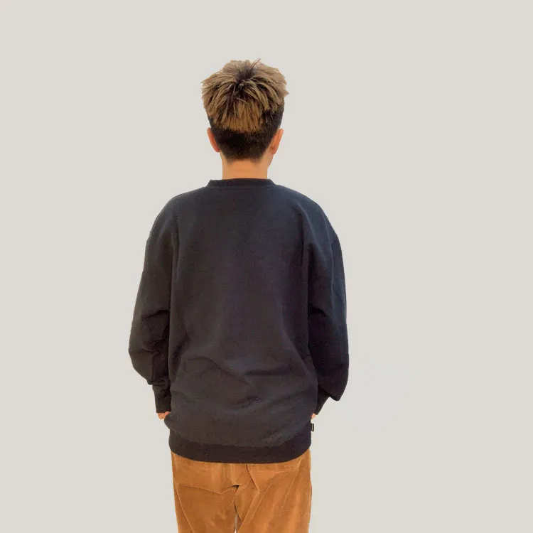 COVERNAT Sweatshirts Unisex Navy Blue-3