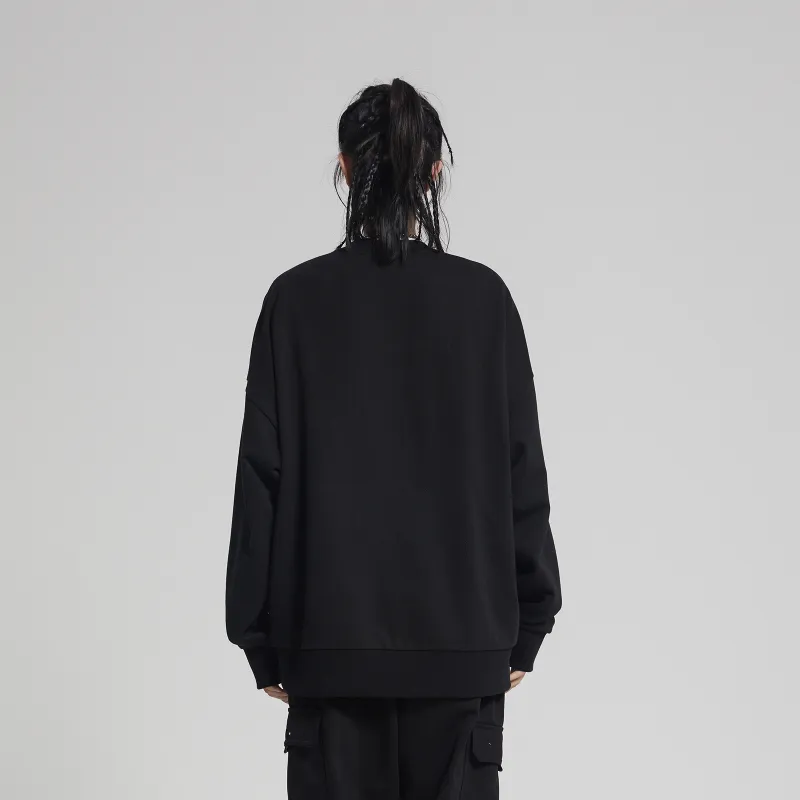 Thankque Crew Neck Sweatshirt Unisex-3
