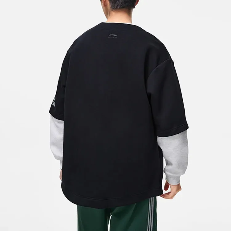 LiNing Sports Fashion Collection Sweatshirt Unisex Black-3