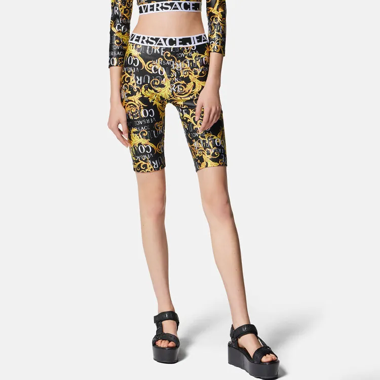 VERSACE JEANS COUTURE Baroque-print Cycling Shorts-2