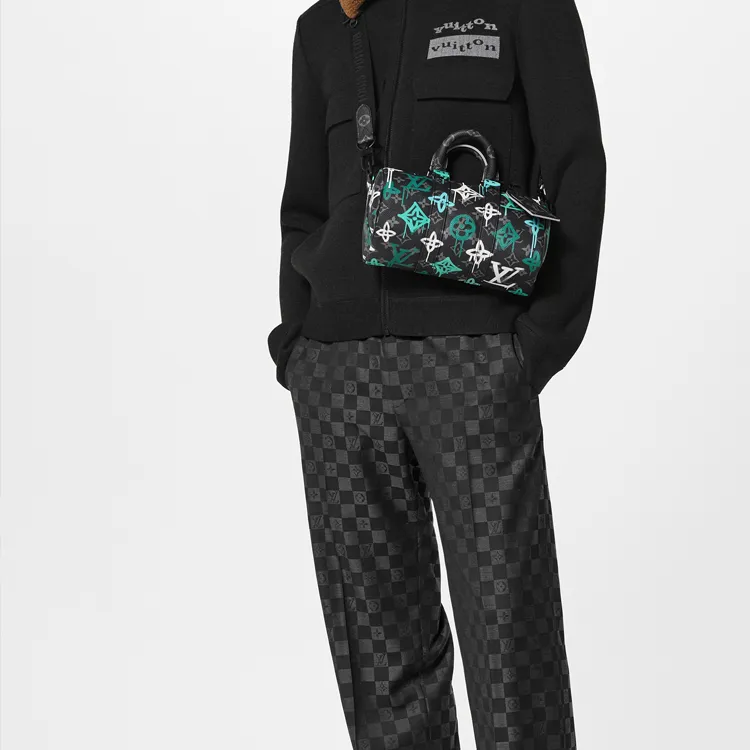 LOUIS VUITTON Keepall Bandoulière 25 Lv Graffiti Multicolor-4