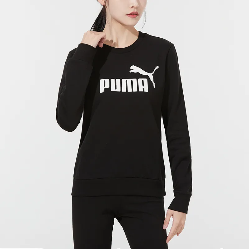 PUMA ESS Sweatshirts Women's Black-2