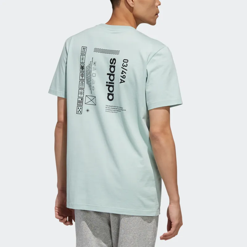 Adidas T Shirts Men Light Green-3