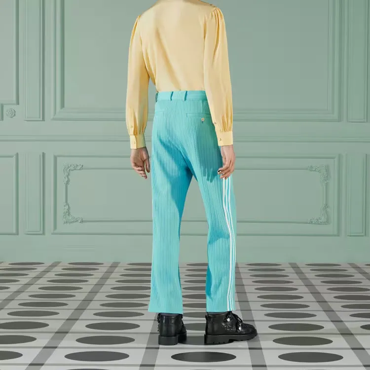 GUCCI X Adidas Technical Rib Jersey Pants-2