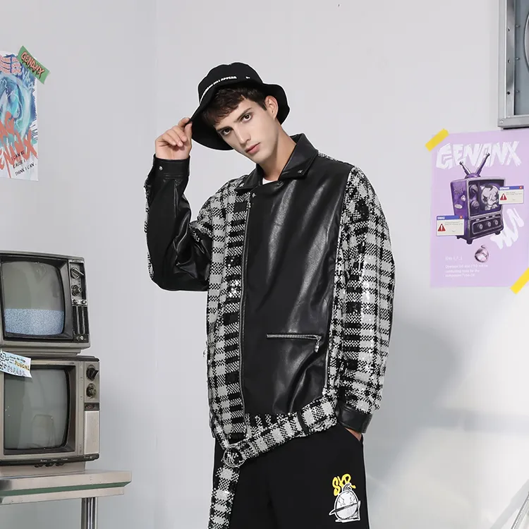 GENANX Loose Fit Jacket Unisex Black-4