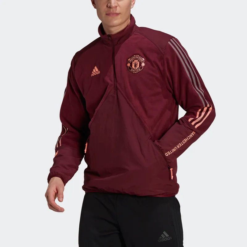 Adidas MANCHESTER UNITED THEATRE OF DREAMS Jacket Men's Burgundy-1
