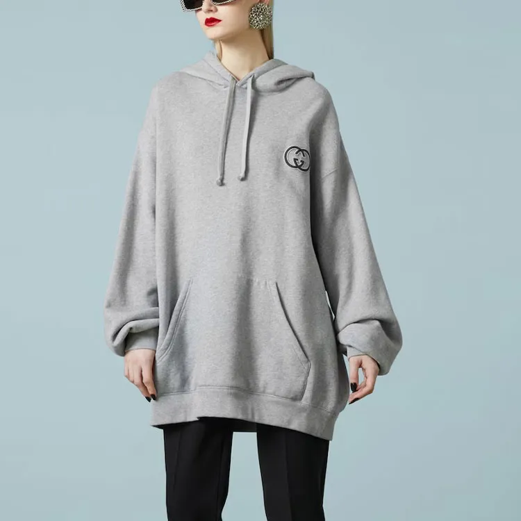 GUCCI Drawstring Long Sleeved Hoodie-2