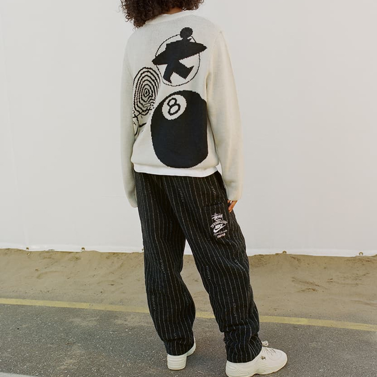 Stussy X Nike Icon Knit Sweater 'Natural' Size M | eBay