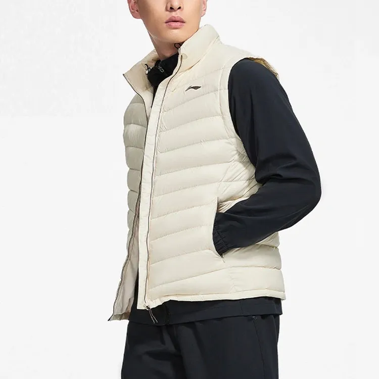 LiNing Fitness Series Vest Men's Swan White-4