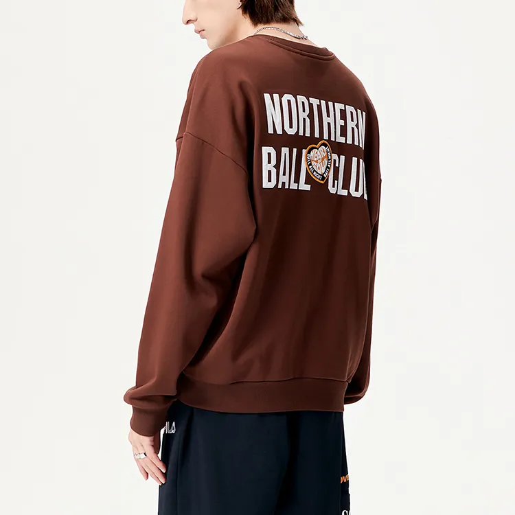 FILA FUSION Sweatshirt Men's Rain Goose Brown-4