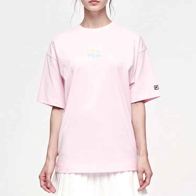 FILA Athletics T-Shirts Women's Bright Pink-2