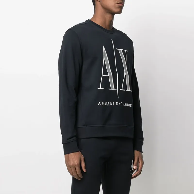 ARMANI EXCHANGE Sweatshirts Men Navy-4