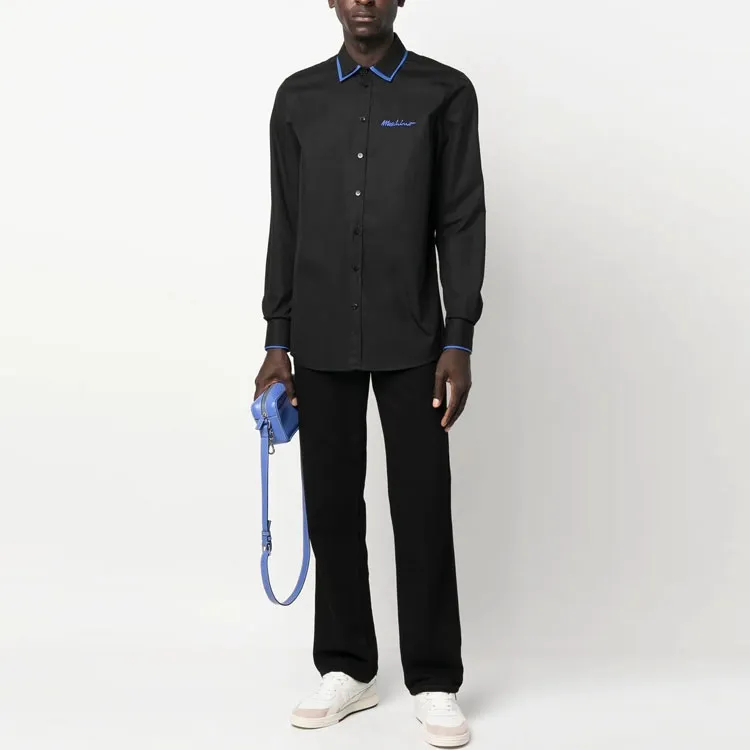 MOSCHINO Shirts Men Black-1