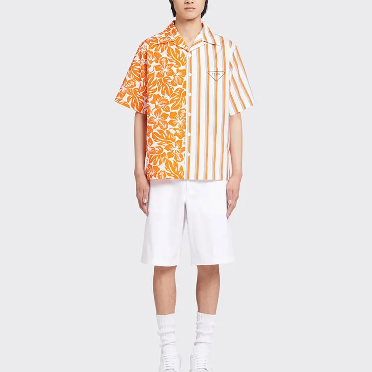 PRADA Shirts Men Orange-1
