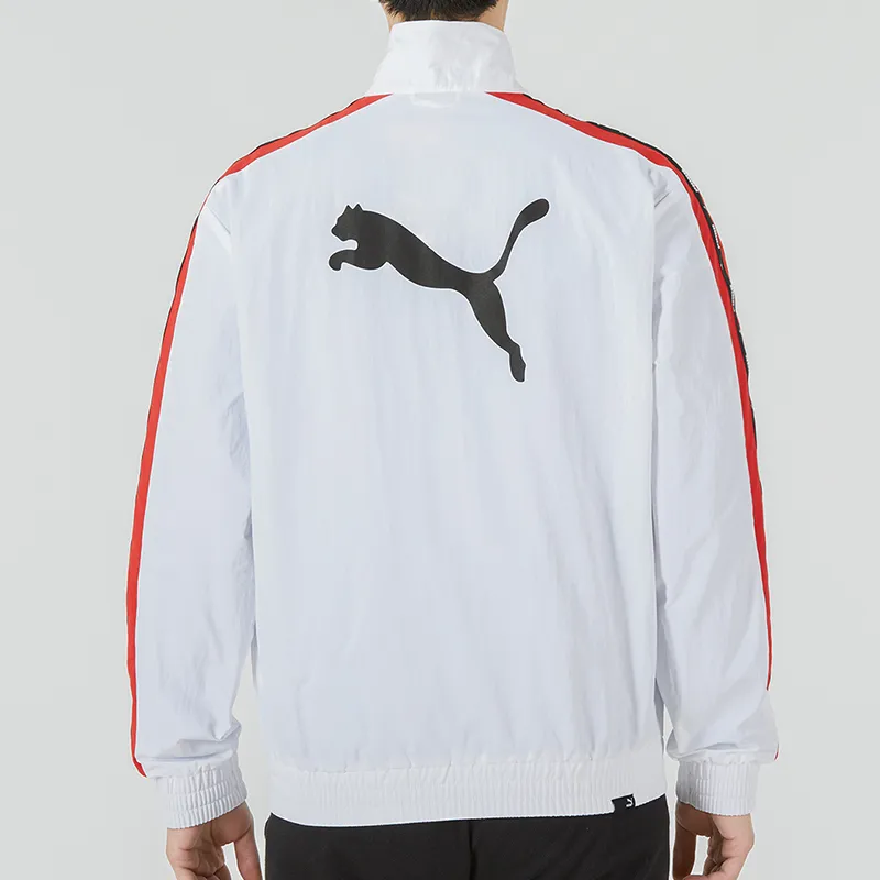 PUMA Jackets Men White-3