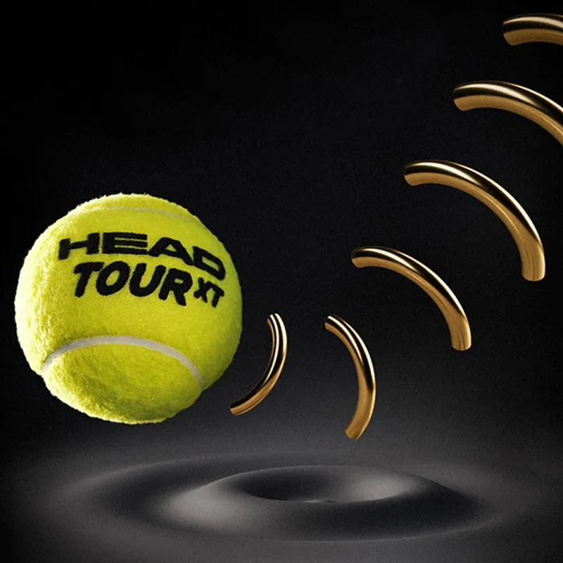 HEAD TOUR XT Tennis Balls Cotton, Wool, Nylon Training Ball Training 6.5cm Yellow-5