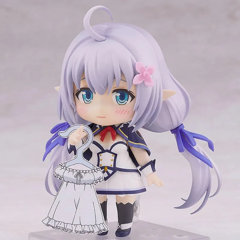 GSC Nendoroid No. 2044  The Most Powerful Demon King Reincarnated As A Villager Elena Chibi Figures 10cm-3