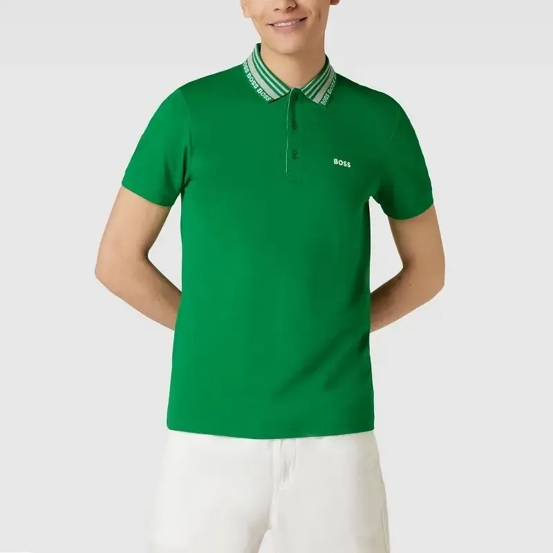 HUGO BOSS Polo Shirts Men Green-2
