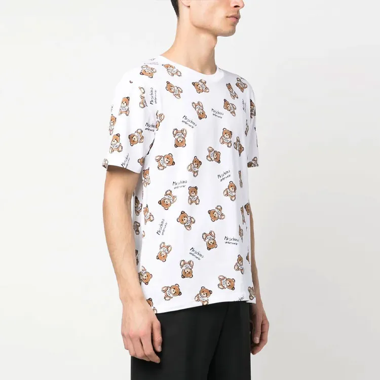 MOSCHINO T Shirts Men White-3