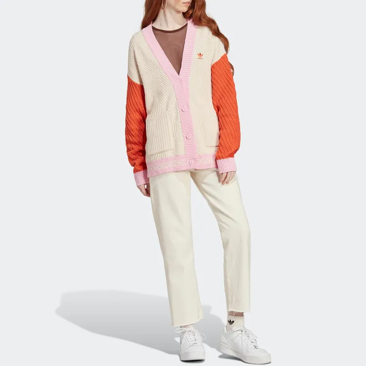 Adidas Originals SS23 Adicolor 70s Retro Series Knitwear Women's Wonder White-3