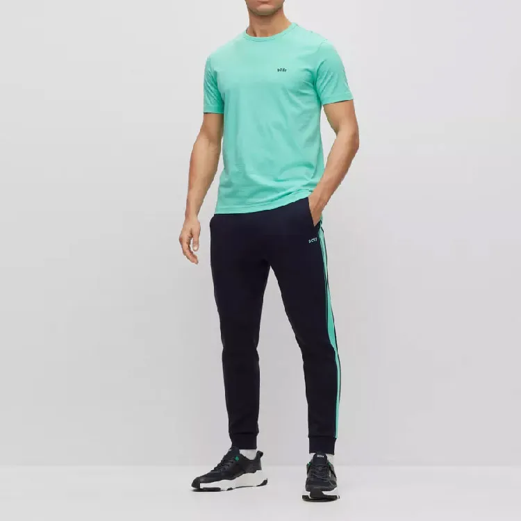 HUGO BOSS SS23 T Shirt Men's Blue Green-1