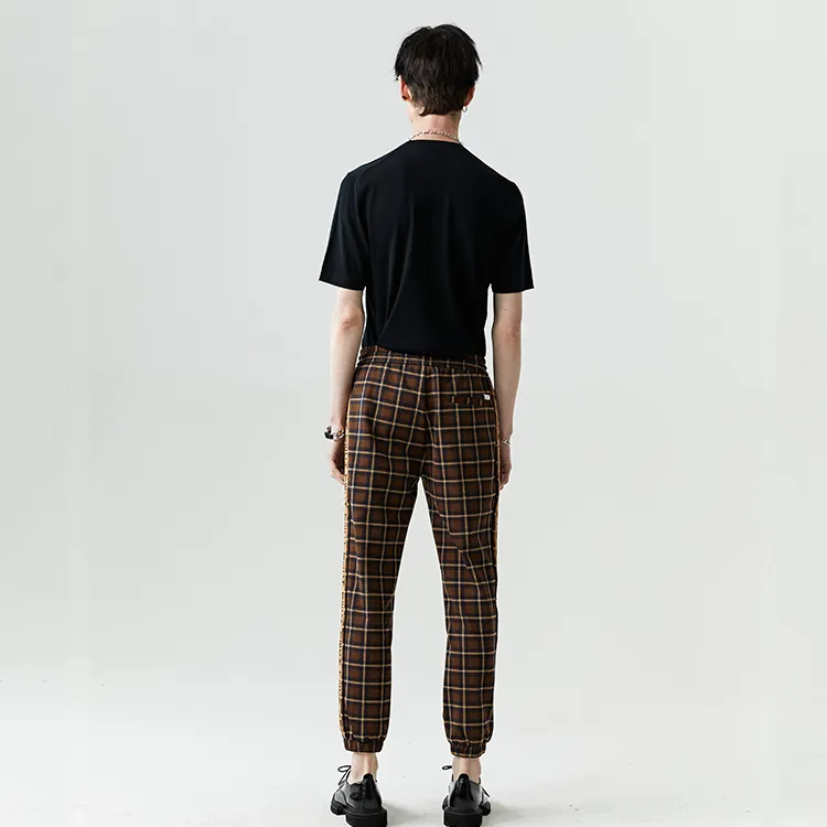 DAVID NAMAN FW21 Casual Pants Men's Coffee-2