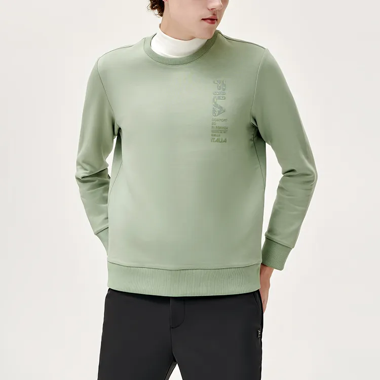 FILA Sweatshirts Men Tea Green-4