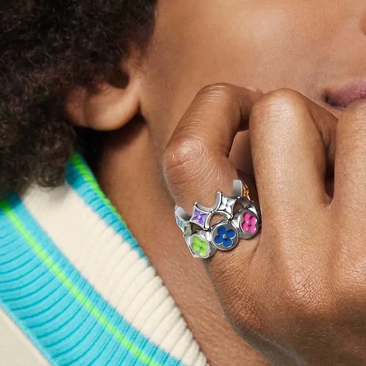 LOUIS VUITTON Mng Party Set Of 2 Rings-3