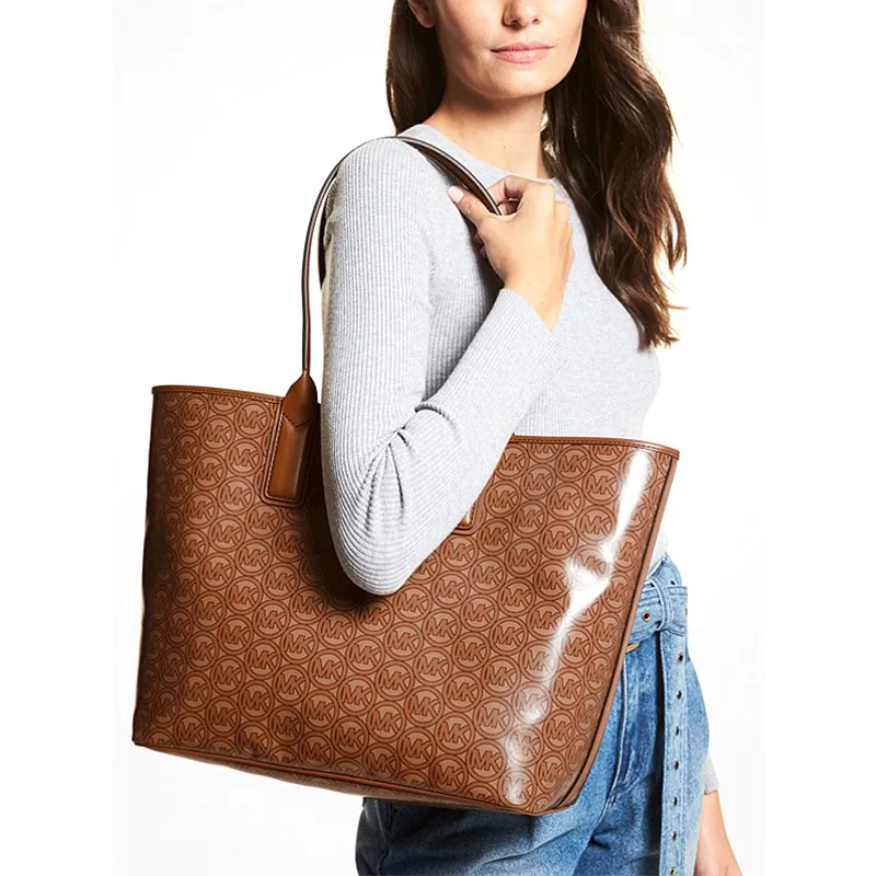 MICHAEL KORS Cow Leather, Artificial Leather Tote Bag, Shopping Bag, Shoulder Bag Women's-4
