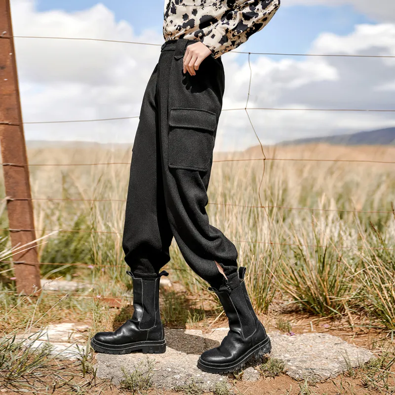 MEETLADY Cargo Pants Casual Pants Women's-2