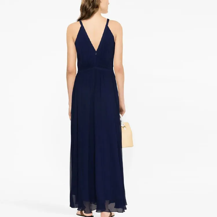 Polo Ralph Lauren Keyhole detail Pleated Gown-3