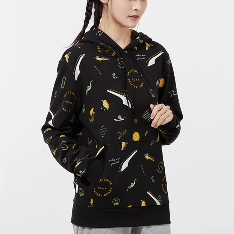 PUMA Sweatshirts Women's Black-3