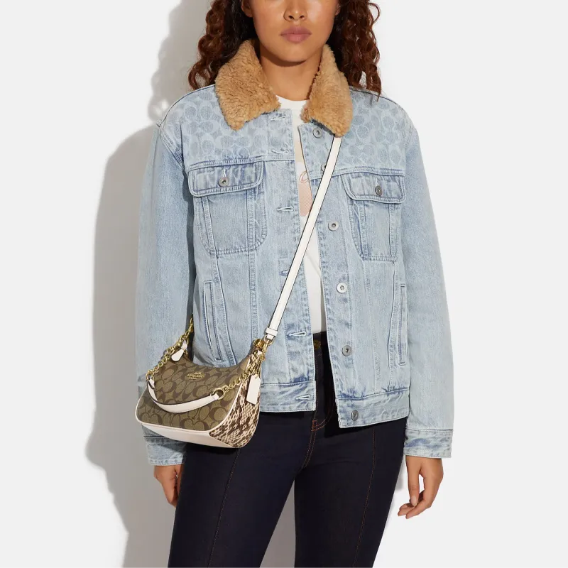 COACH Teri 24 Shoulder Bag In Signature Canvas-5