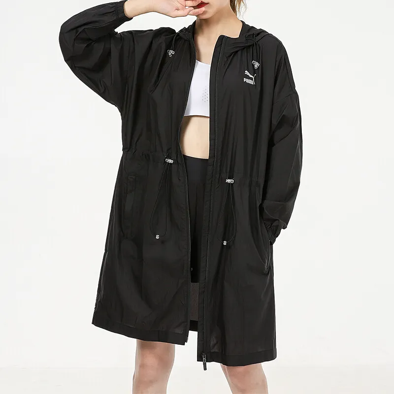 PUMA Trench Coats Women's Black-4