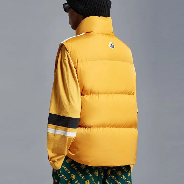 Palm Angels X MONCLER GENIUS MONCLER GENIUS X PALM ANGEL Vests Unisex Yellow-2