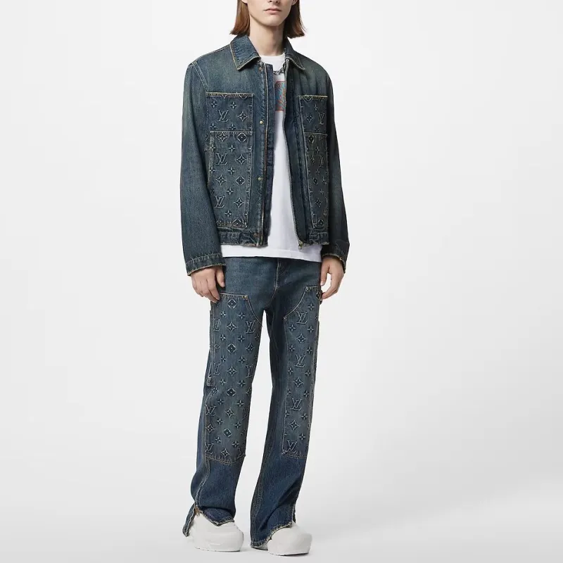 LOUIS VUITTON Workwear Denim Jacket-3