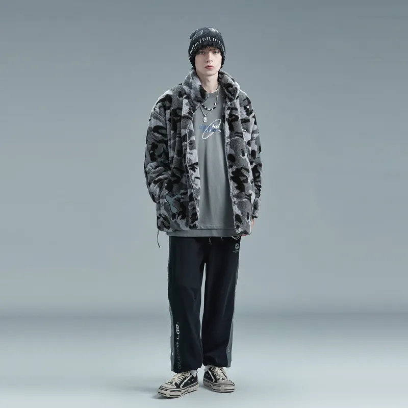 Guuka Puffer Jacket Unisex Black Gray-3