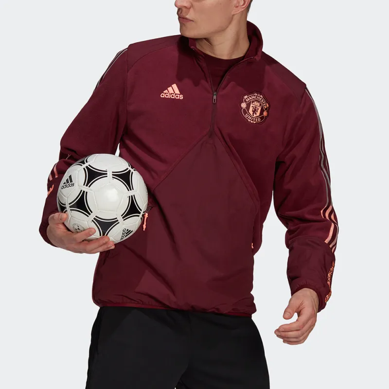 Adidas MANCHESTER UNITED THEATRE OF DREAMS Jacket Men's Burgundy-3