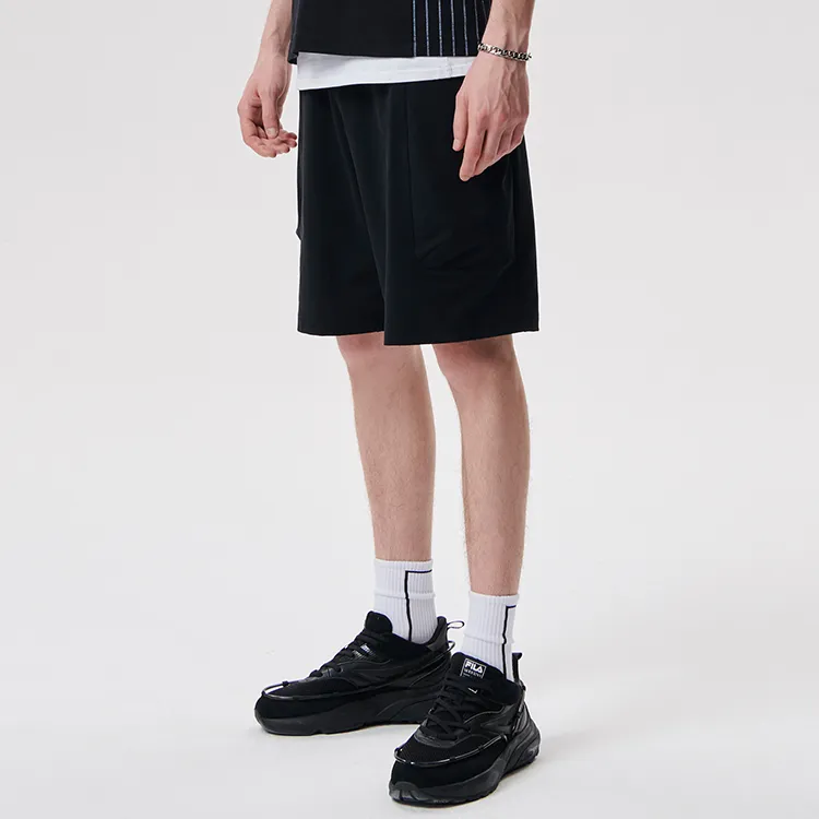 White Mountaineering X FILA FUSION FILA FUSION Hakusan L Collaboration Collection Sports Shorts Men Pitch Black-5