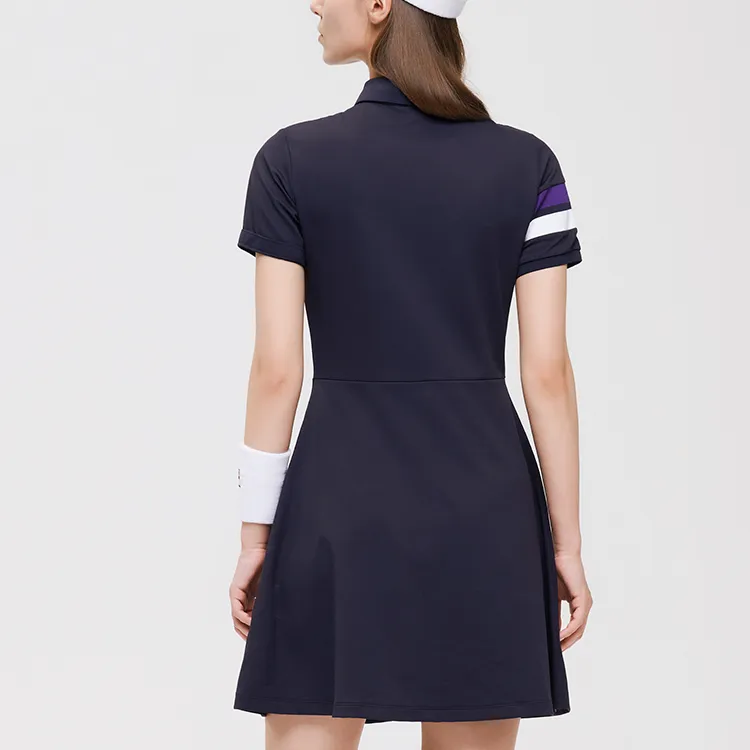 FILA Athletics Short-Sleeved Dresses Women's Royal Blue-4