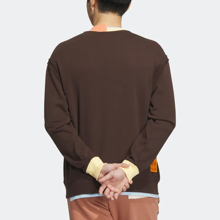 Melting Sadness X Adidas Originals Melting Sadness Sweatshirts Unisex Dark Brown-1