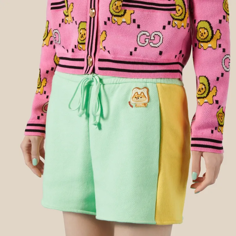GUCCI Casual Shorts Women's Light Green-4